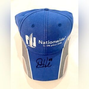 Dale Jr Autographed Blue/Gray Cap w/Tags